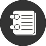 How It Works planner icon vector